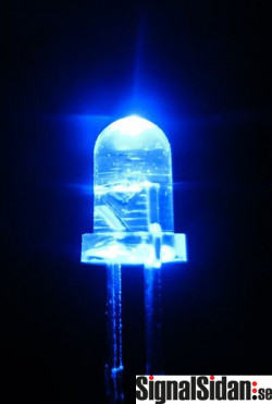 Lysdiod 5mm blå (30-512]