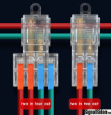 Kabelsplitter 2x1-1, 5-pack [224-511]