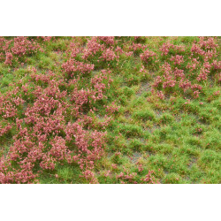 Grästuvor med blommor RÖD delbara [wb-pr242]