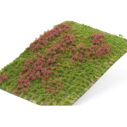 Grästuvor med blommor RÖD delbara [wb-pr242]