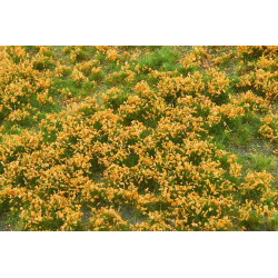 Grästuvor med blommor ORANGE delbara [wb-po242]