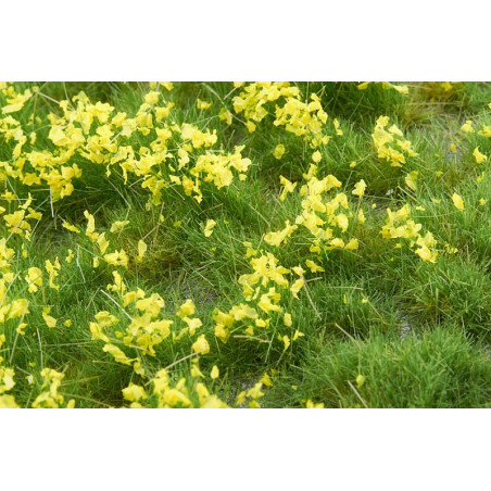 Grästuvor med blommor GUL delbara [wb-py242]