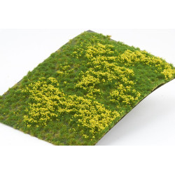 Grästuvor med blommor GUL delbara [wb-py242]