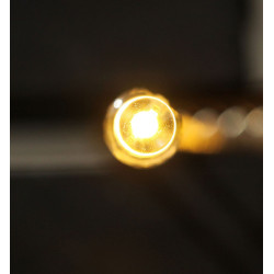 Lysdiod 3mm Varmvit Flatnose 10-pack [30-035]