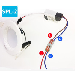 Skarvblock 2-pol 5-pack [222-414]