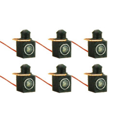 Arbetslykta Röd H0 6-pack [DML-LLBRD]