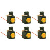 Arbetslykta Röd H0 6-pack [DML-LLBRD]