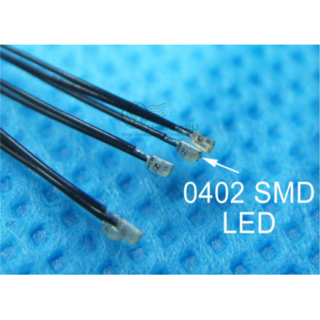LED SMD 0402 Vit  [30-042]