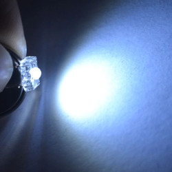 Lysdiod 3mm VarmVit 10-pack [30-020]