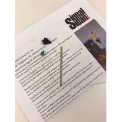 Byggsats svensk Vägskyddsförsignal 3-ljus [10-2352]