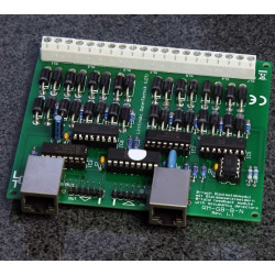 Feedback modul 8 blockdetektorer S-88 bussen