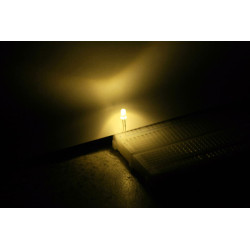 Lysdiod 3mm VarmVit 10-pack [30-033]