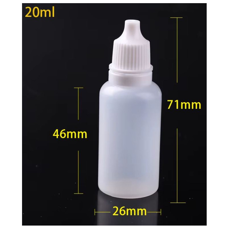 Plastflaska 20ml 5-pack [36-312]
