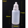 Plastflaska 20ml 5-pack [36-312]