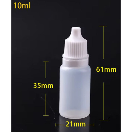 Plastflaska 10ml 5-pack[36-310]