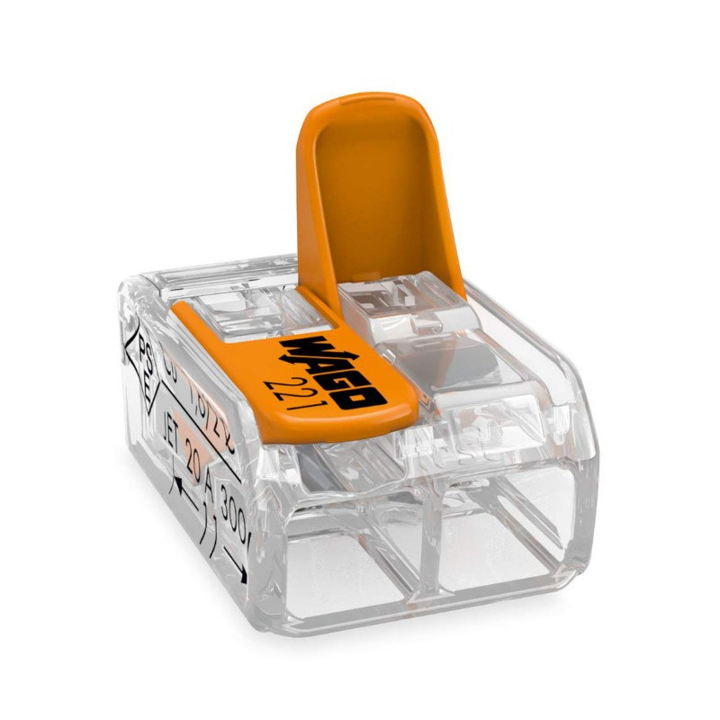 Wago-klämma 2-pol 10-pack [22-412]