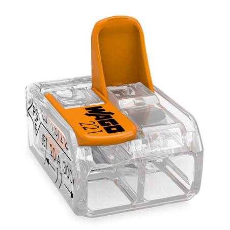 Wago-klämma 2-pol 10-pack [22-412]