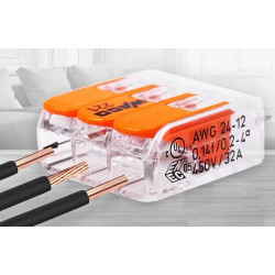 Wago-klämma 3-pol 10-pack [22-413]