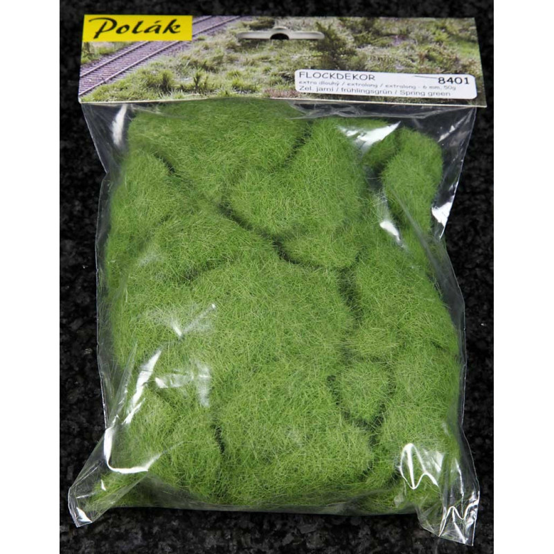 Flockdekor - 6 mm - Vårgrön [8401]