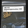 Mässingsmutter M3 10-pack