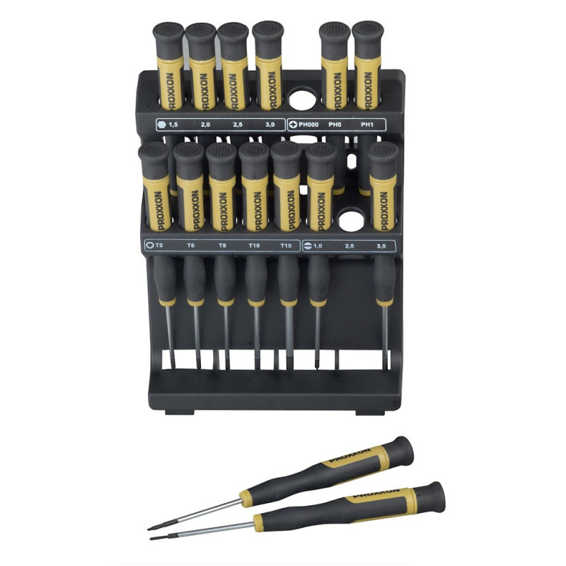 Precisionsskruvmejselset Proxxon 15-delar [28148]